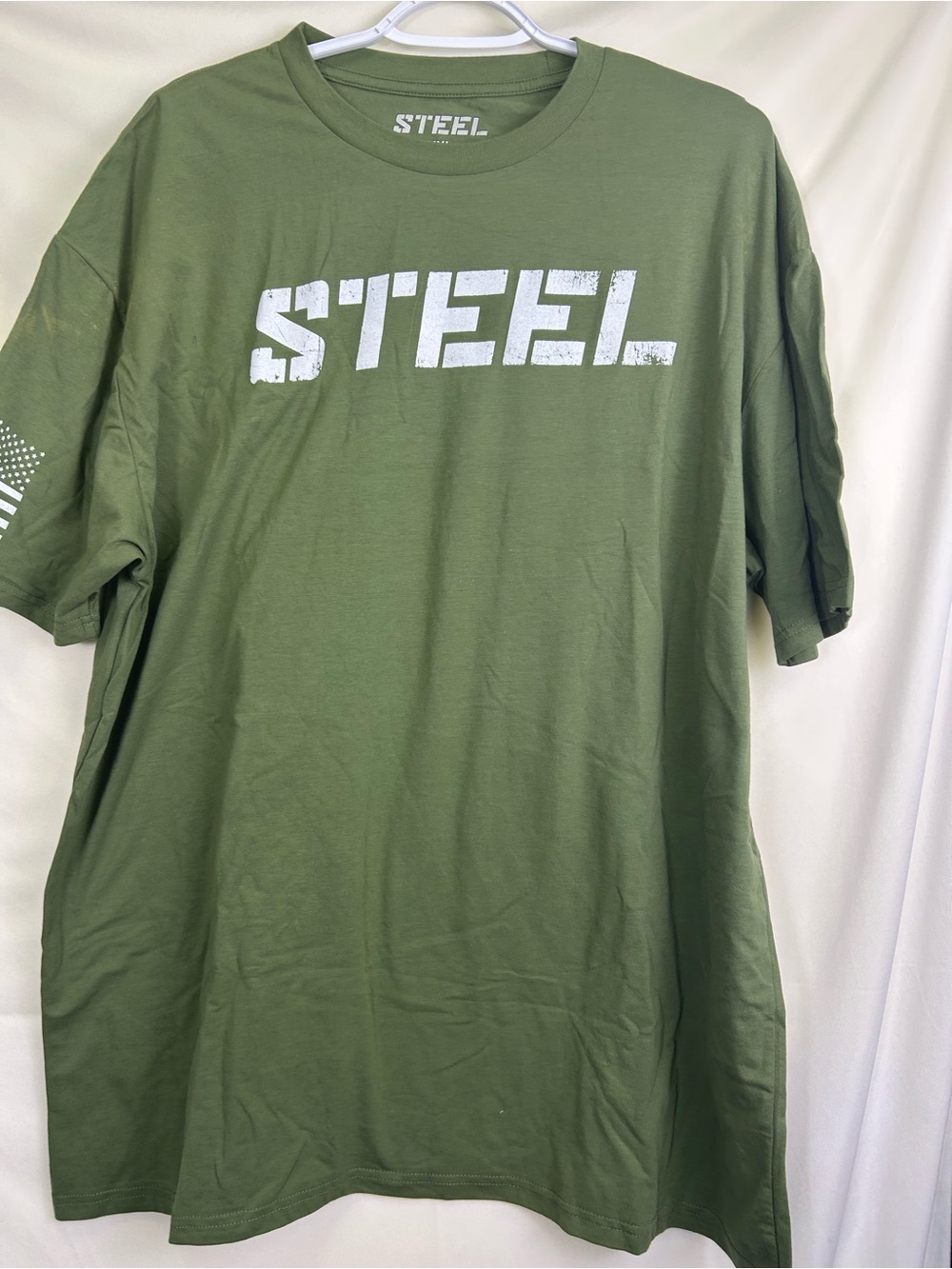 STEEL Military Green Performance T-Shirt